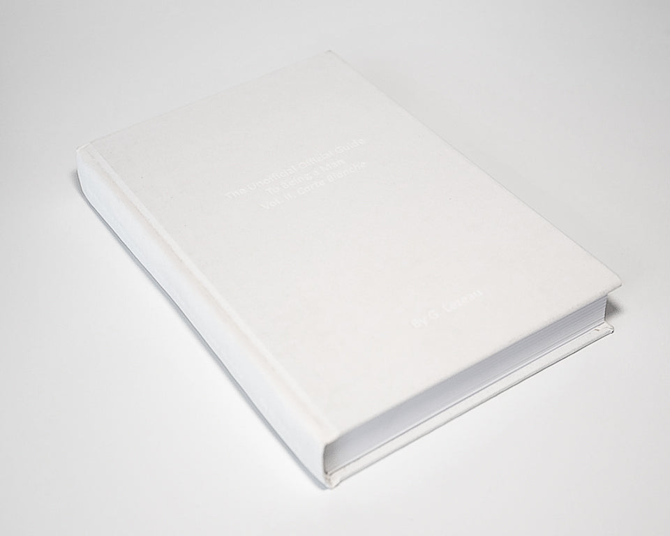 The Unofficial Official Guide To Being a Man Vol. II, Carte Blanche
